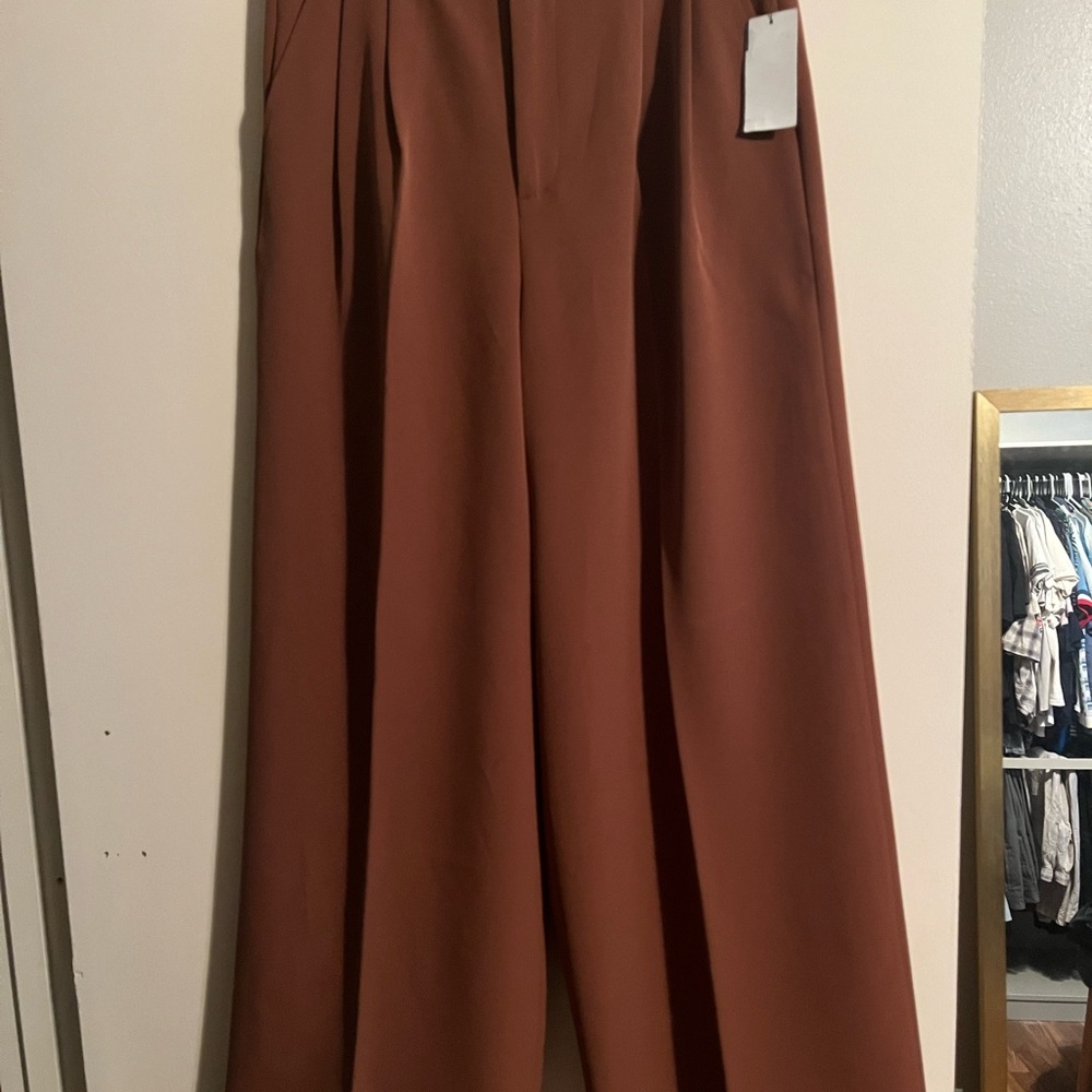 NWT Astr Terracotta Wide Leg Pants